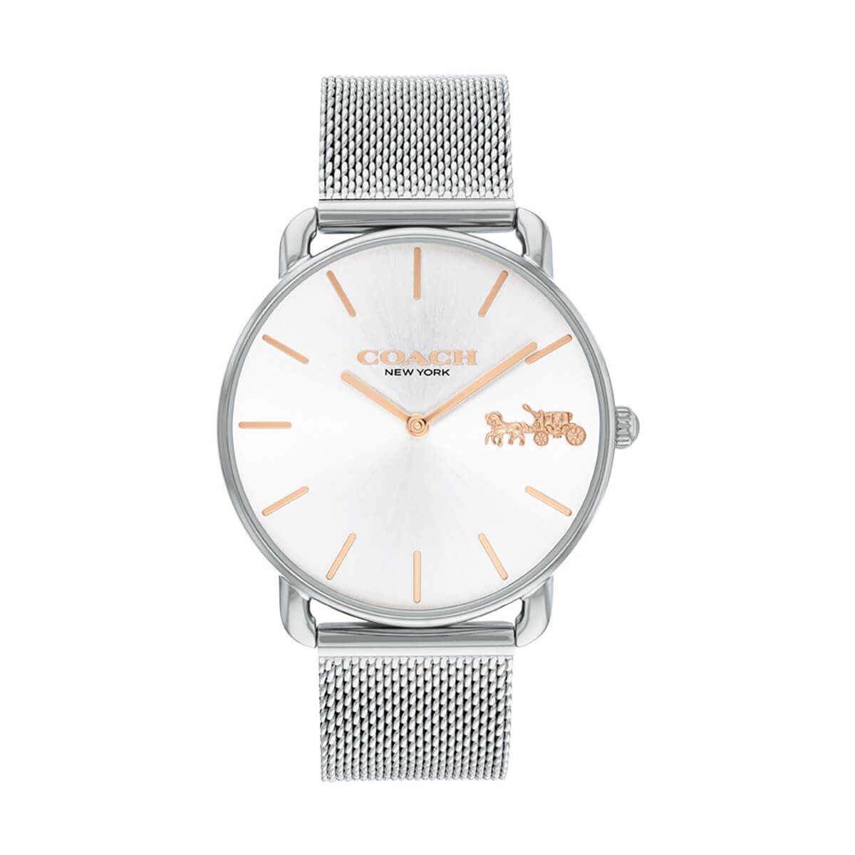 Coach Elliot レディース 2H クォーツウォッチ - カーフスキンレザーストラップ - 輝くクリスタルのアクセント - COACH コーチ 腕時計 エリオット 日本輸入販売代理店公式ストア H°M'S" WatchStore  公式｜マイクロブランド腕時計と世界の時計を扱う専門店