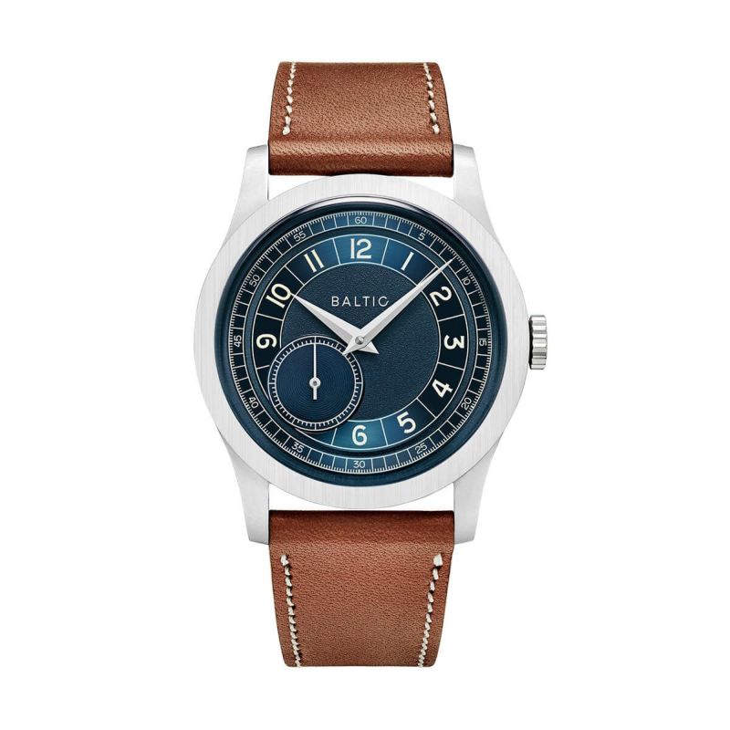 BALTIC | BALTIC WATCHES / バルチック マイクロローター ルーレット ブルー / ライオン レザー ストラップ MR  Roulette Blue メンズ 男性用 腕時計 おしゃれ ブランド