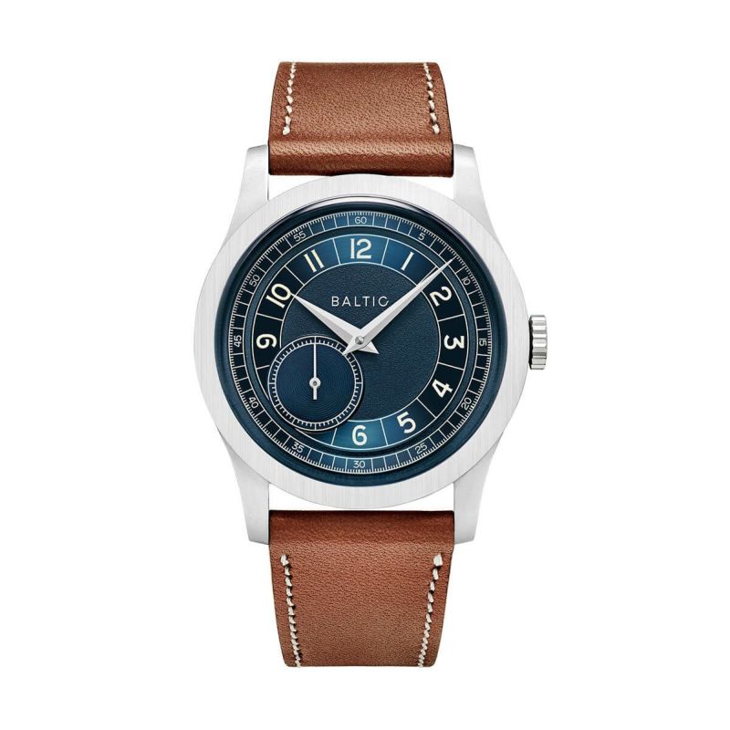 BALTIC WATCHES / バルチック マイクロローター ルーレット ブルー / ライオン レザー ストラップ MR Roulette Blueの公式ECサイト掲載画像