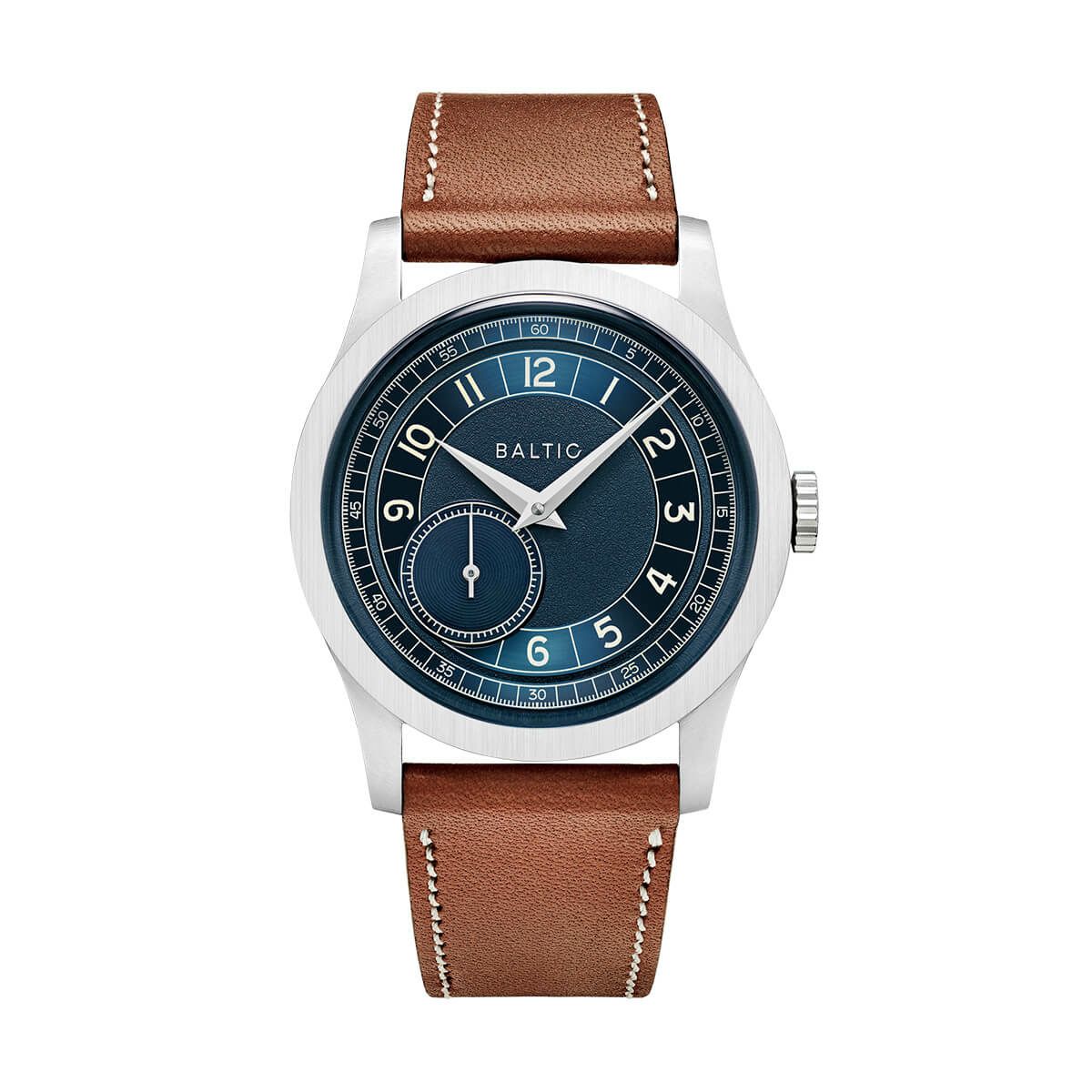 BALTIC WATCHES / バルチック マイクロローター ルーレット ブルー / ライオン レザー ストラップ MR Roulette Blueの公式ECサイト掲載画像