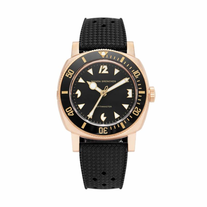 Nivada Grenchen / ニバダ グレンヒェン デプスマスター ブロンズ ブラック トロピックラバーストラップの公式ECサイト掲載画像