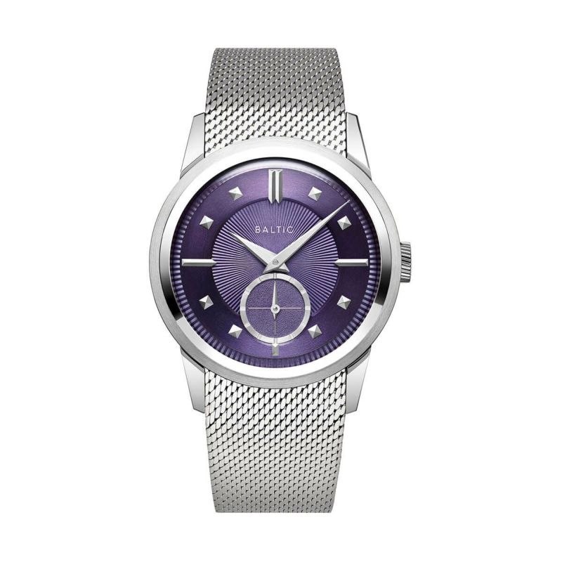 BALTIC WATCHES / バルチック プリズミック パープル ステンレススチール メッシュ バンドの公式ECサイト掲載画像