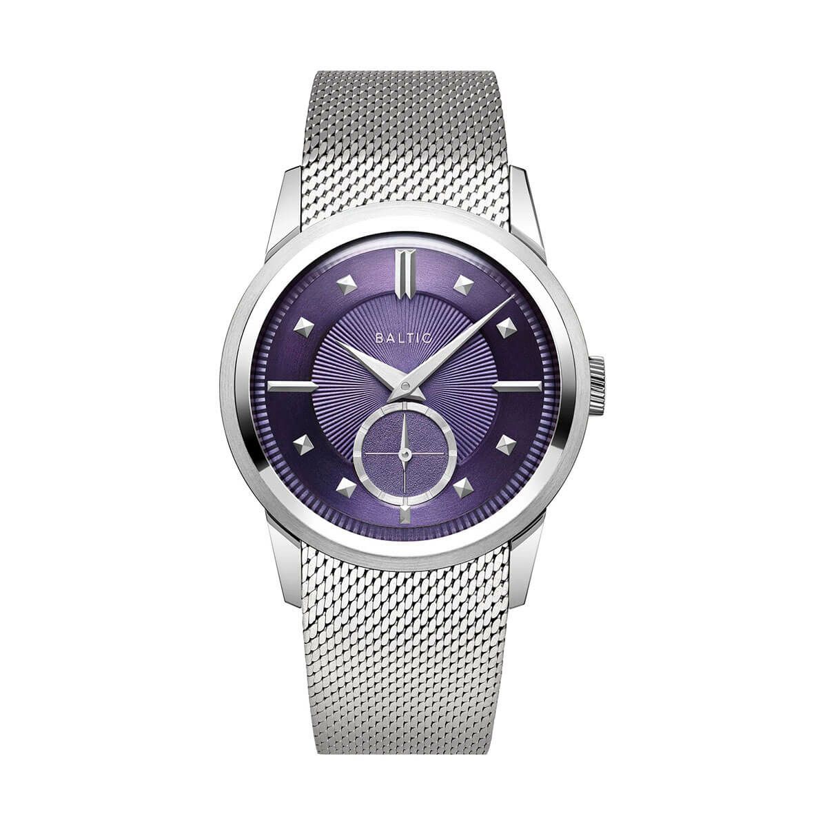 BALTIC WATCHES / バルチック プリズミック パープル ステンレススチール メッシュ バンドの公式ECサイト掲載画像