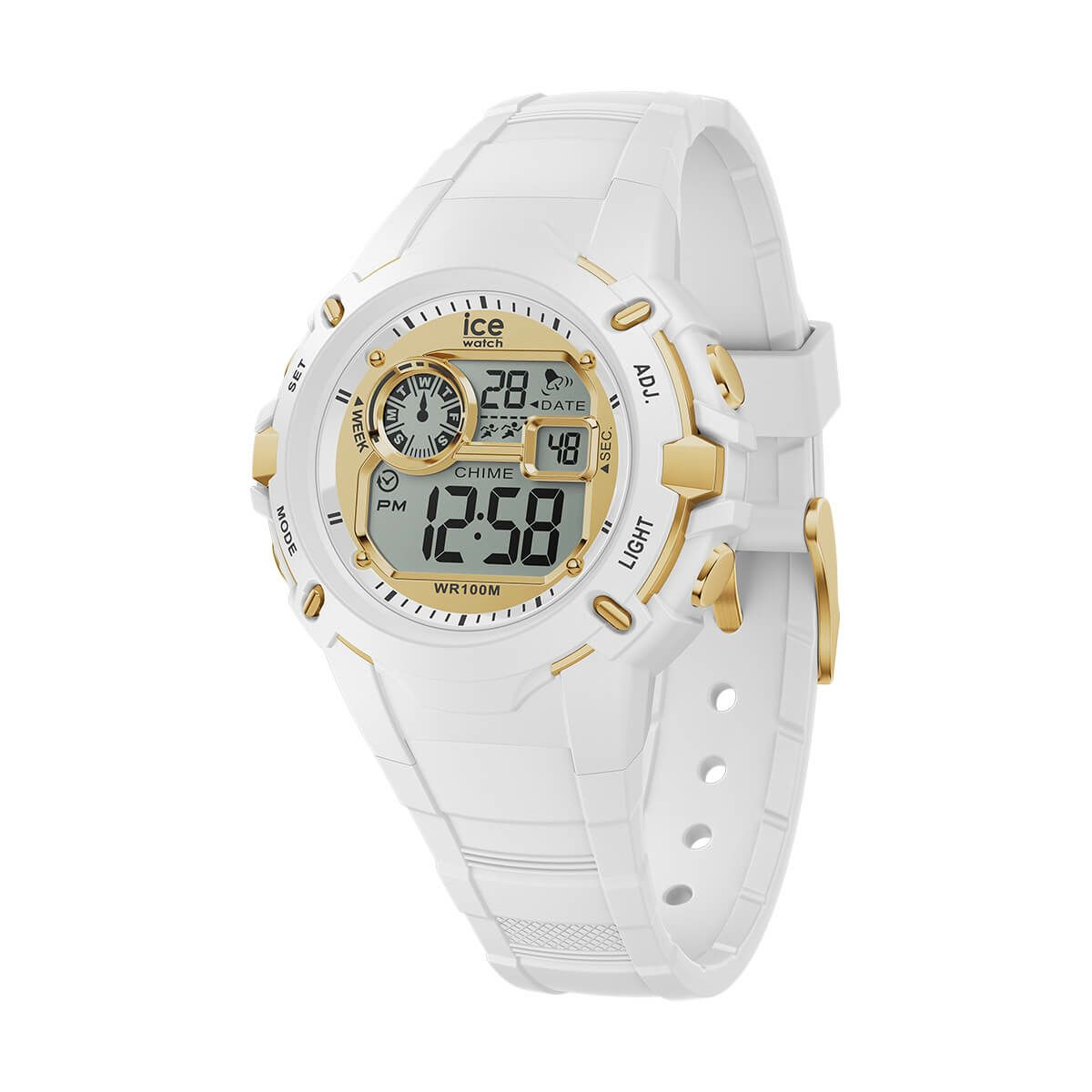 ICE-WATCH / アイスウォッチ ICE digit explorer - マジカルホワイトゴールド - Smallの公式ECサイト掲載画像