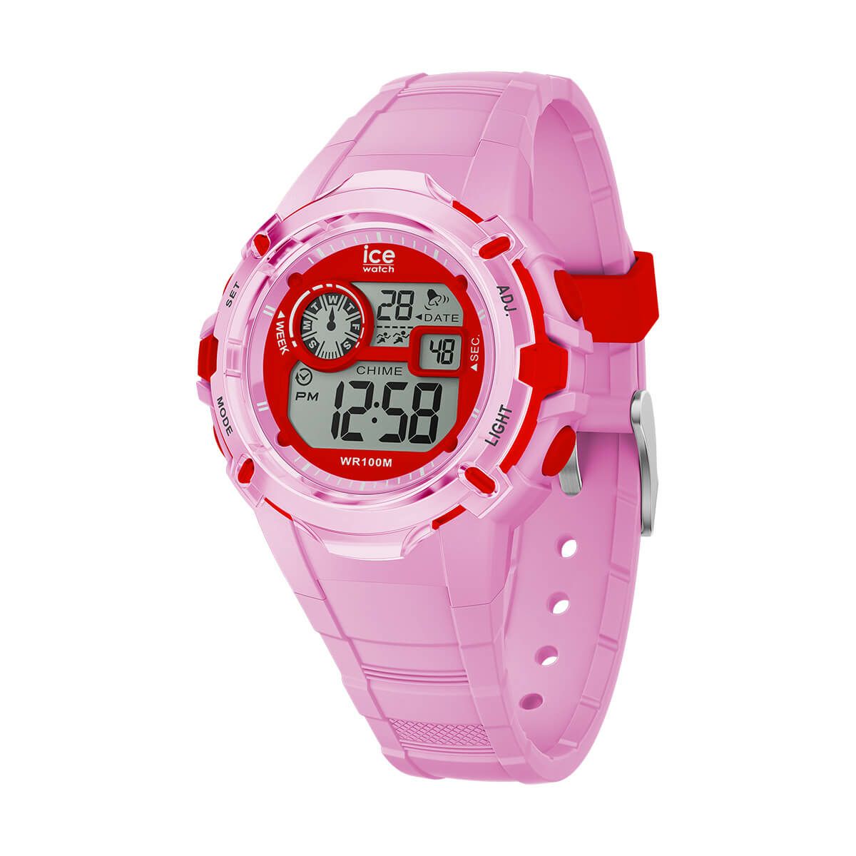 ICE-WATCH / アイスウォッチ ICE digit explorer - ラブリーピンク - Smallの公式ECサイト掲載画像