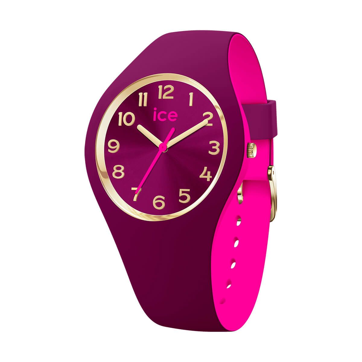 ICE-WATCH / アイスウォッチ ICE duo chic - バーガンディーピンク - S34 - 3Hの公式ECサイト掲載画像