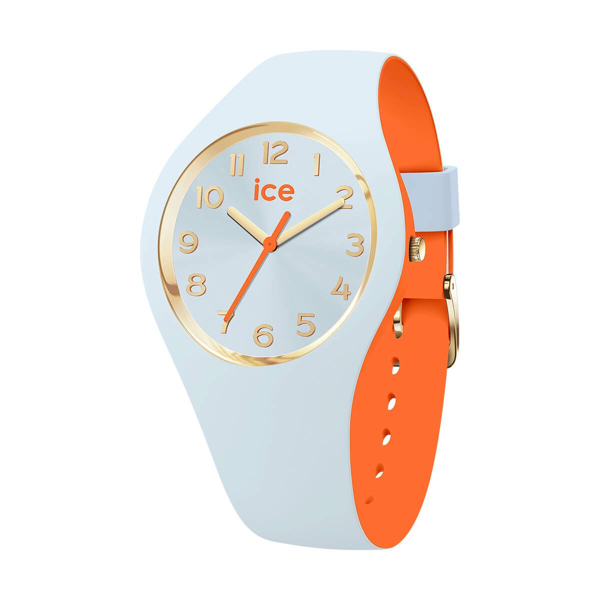 ICE-WATCH / アイスウォッチ ICE duo chic - ライトブルーオレンジ - S34 - 3Hの公式ECサイト掲載画像