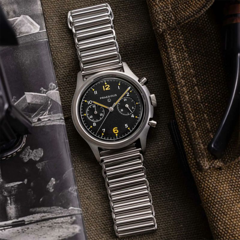 Praesidus / プレジダス PAC-76 CHRONOGRAPH Bonklip Field Bracelet