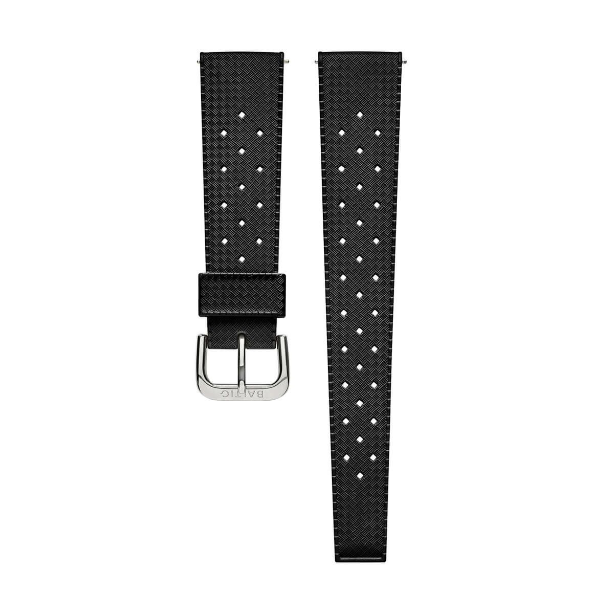 【受注販売】BALTIC WATCHES / バルチック 替えベルト トロピック FKM バルカン ラバー ベルト ブラックの公式ECサイト掲載画像