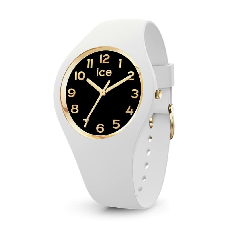 ICE-WATCH / アイスウォッチ ICE glam - ホワイト - ブラック - S37 - 3Hの公式ECサイト掲載画像