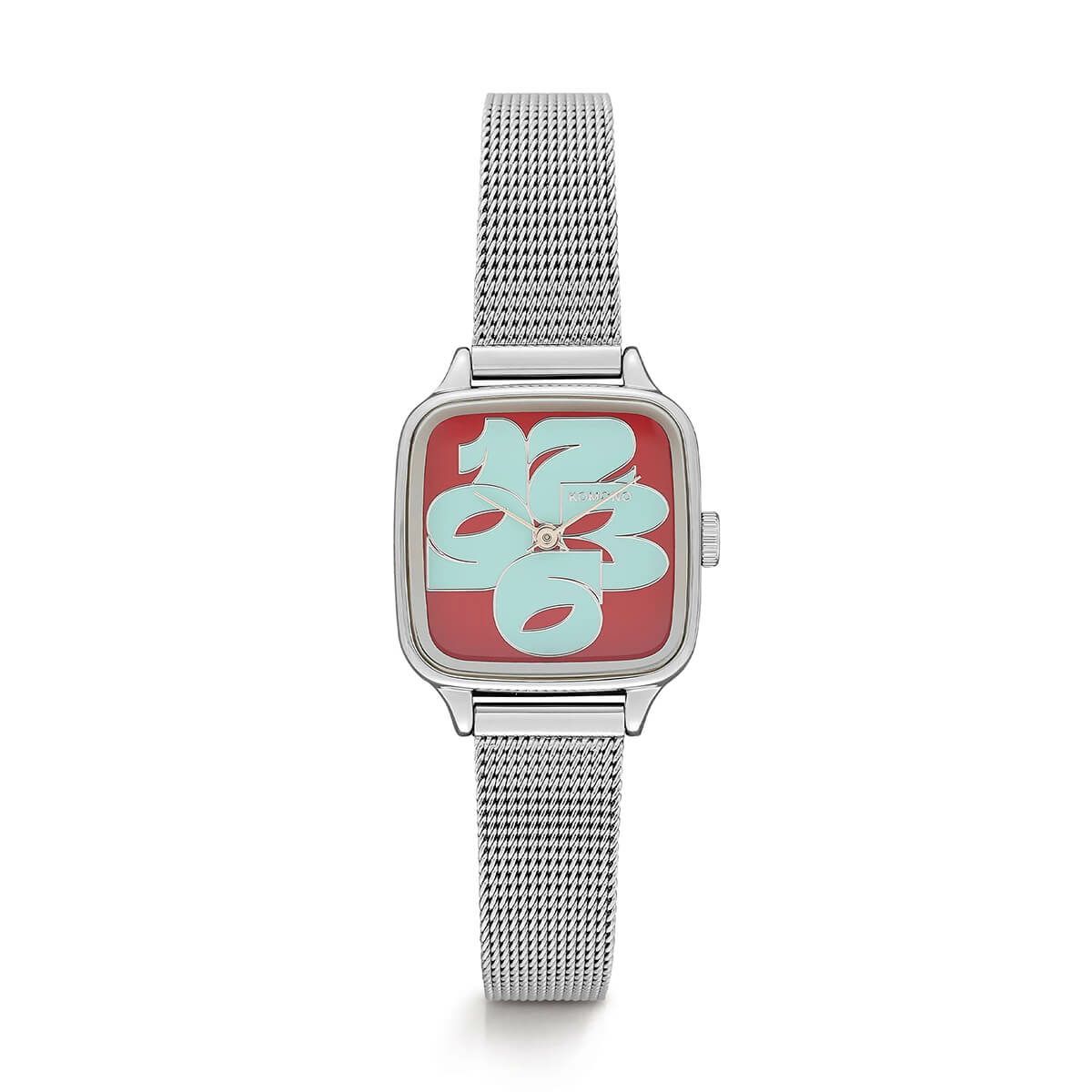 KOMONO / コモノ ケイト カメオ ロワイヤル - シルバー ボルドーの公式ECサイト掲載画像