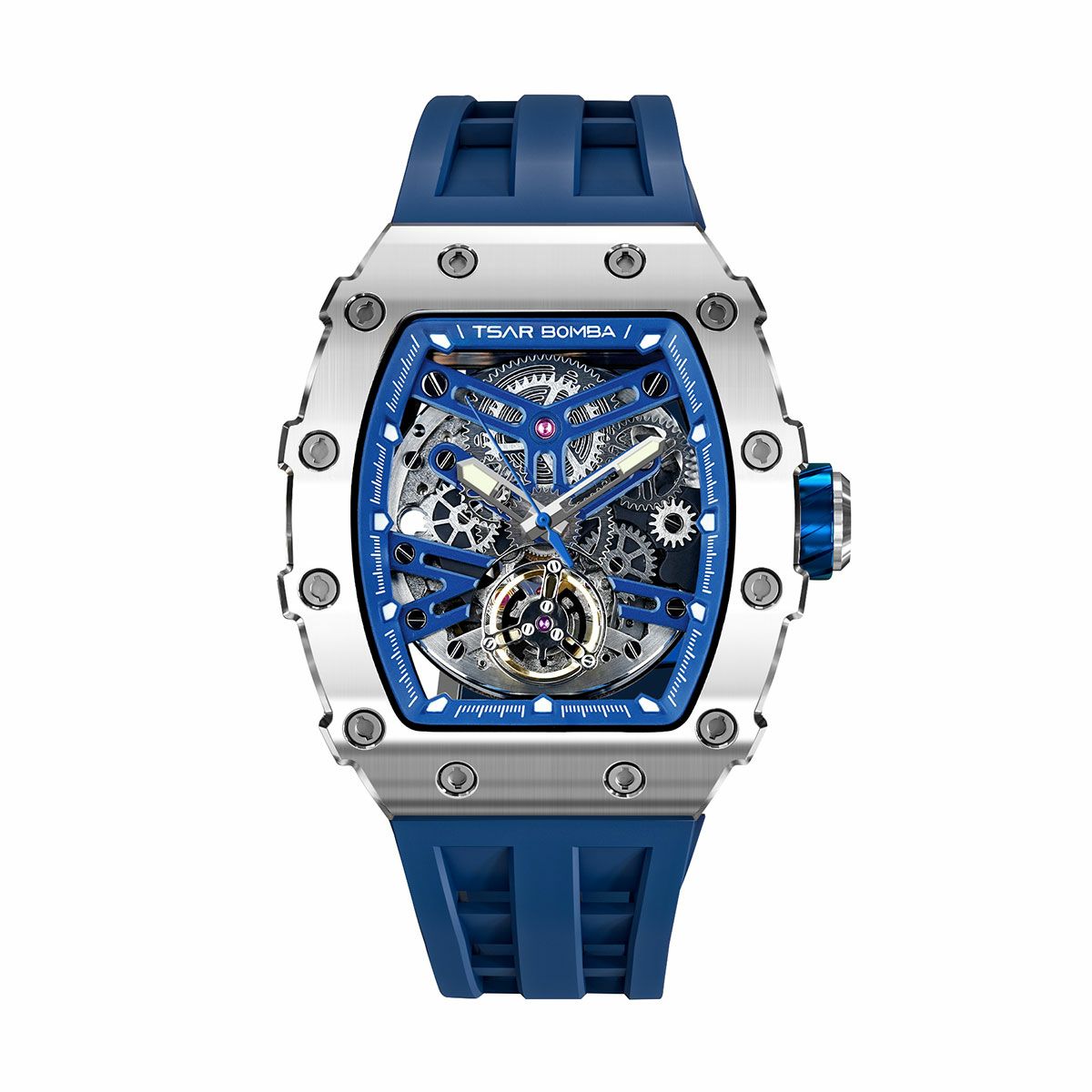 TSAR BOMBA / サーボンバ エレメンタル シリーズ オートマチック ウォッチ ブルー / ブルーの公式ECサイト掲載画像