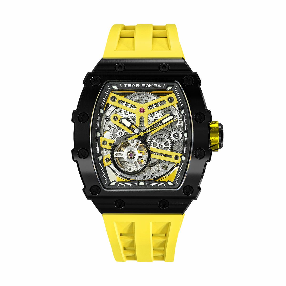 TSAR BOMBA / サーボンバ エレメンタル シリーズ オートマチック ウォッチ イエロー / イエローの公式ECサイト掲載画像