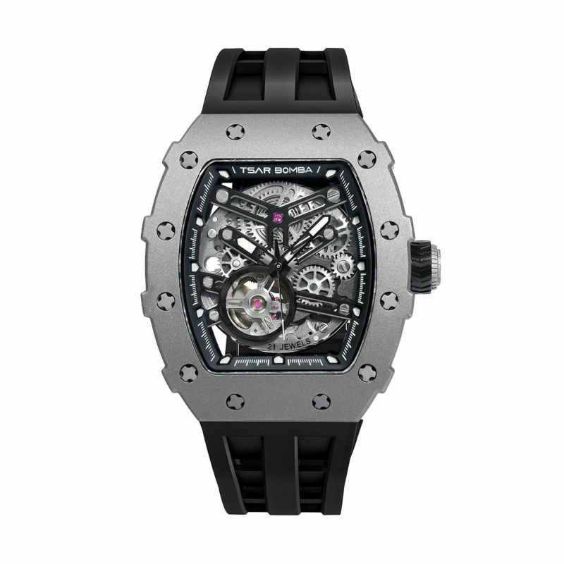TSAR BOMBA / サーボンバ エレメンタル シリーズ チタニウム エディション オートマチック ウォッチ ブラック / ブラックの公式ECサイト掲載画像