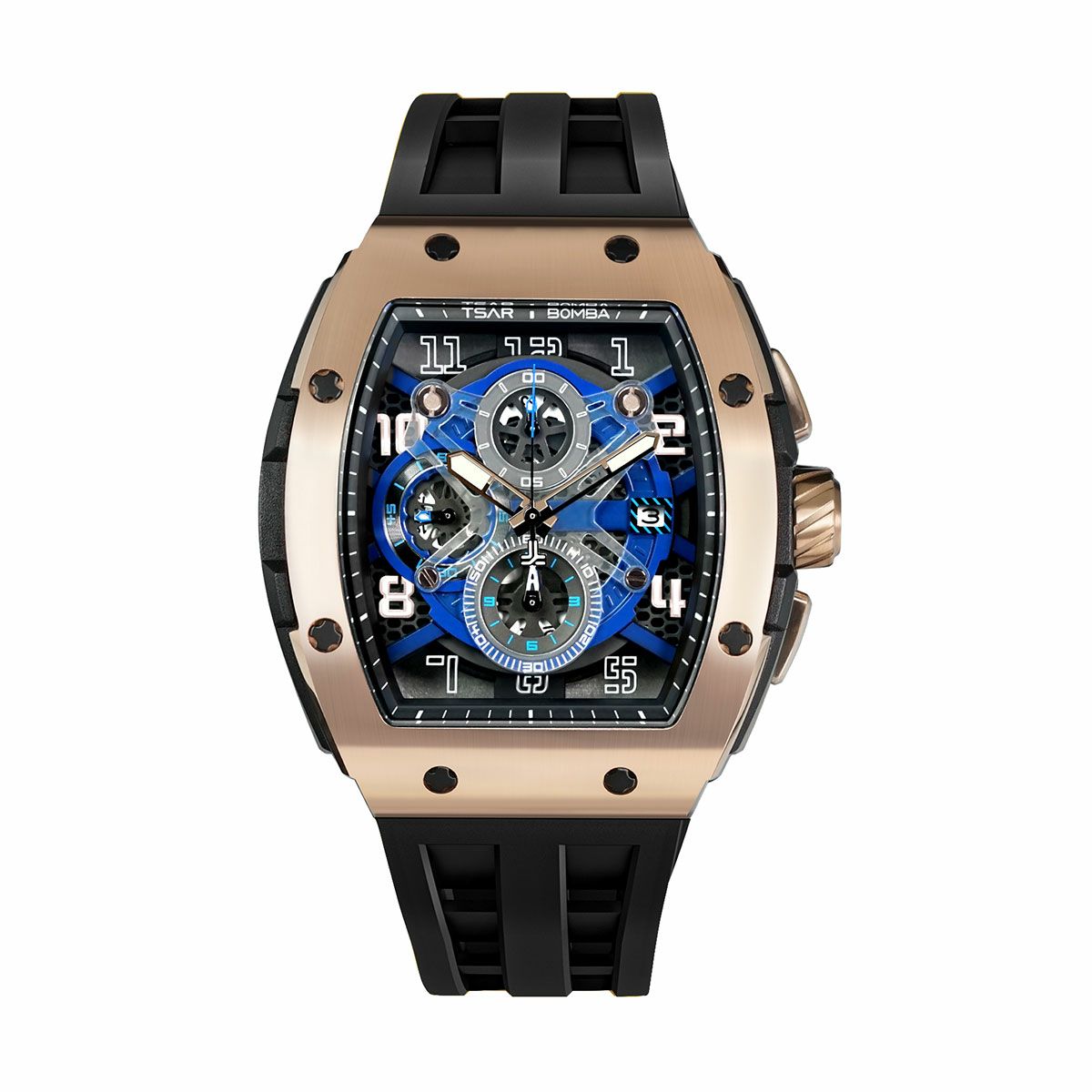 TSAR BOMBA / サーボンバ エレメンタル シリーズ クォーツ ウォッチ ブルー / ブラックの公式ECサイト掲載画像