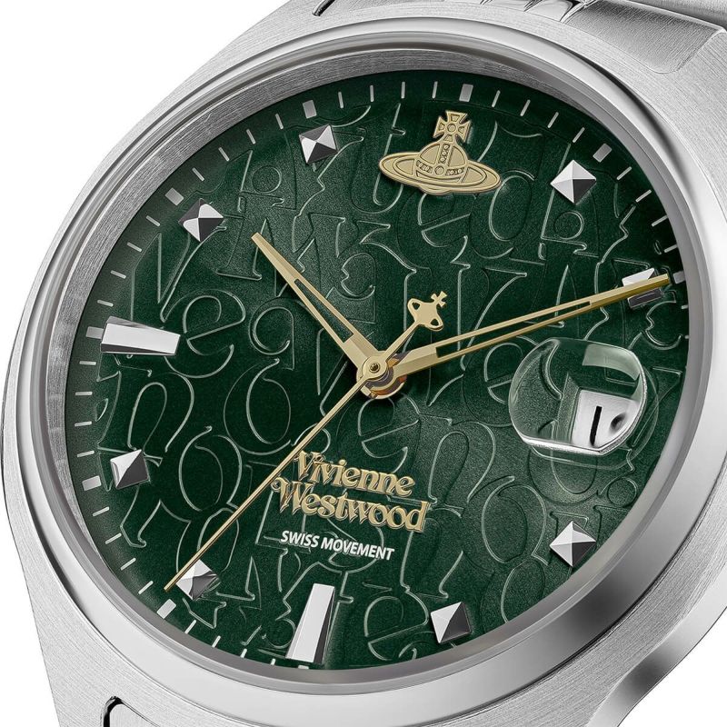 Vivienne Westwood | Vivienne Westwood / ヴィヴィアンウエストウッド キャンバーウェル レディース クォーツ  ウォッチ、グリーン ダイヤル & ステンレススティール ブレスレット レディース 女性用 腕時計 おしゃれ ブランド