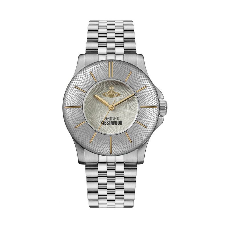Vivienne Westwood / ヴィヴィアンウエストウッド ユニセックス- ウォルブルック グレー ダイヤル &シルバー ブレスレットの公式ECサイト掲載画像