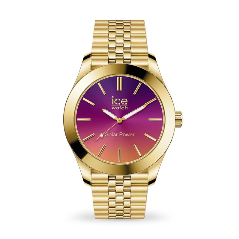 ICE-WATCH / アイスウォッチ ICE steel - ゴールドナイトピンク - スモール - ソーラー3Hの公式ECサイト掲載画像