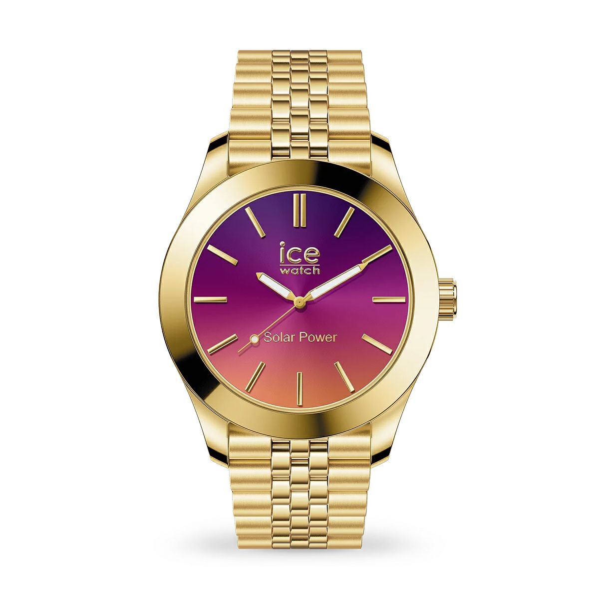 ICE-WATCH / アイスウォッチ ICE steel - ゴールドナイトピンク - スモール - ソーラー3Hの公式ECサイト掲載画像