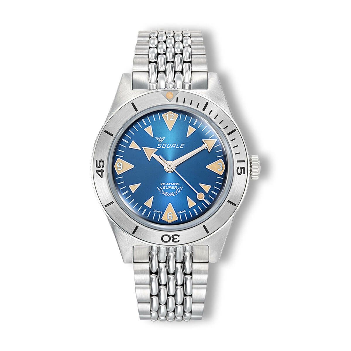 SQUALE / スクワーレ スーパー スクワーレ ビッグアローズ ブルー ステンレススチール ブレスレットの公式ECサイト掲載画像