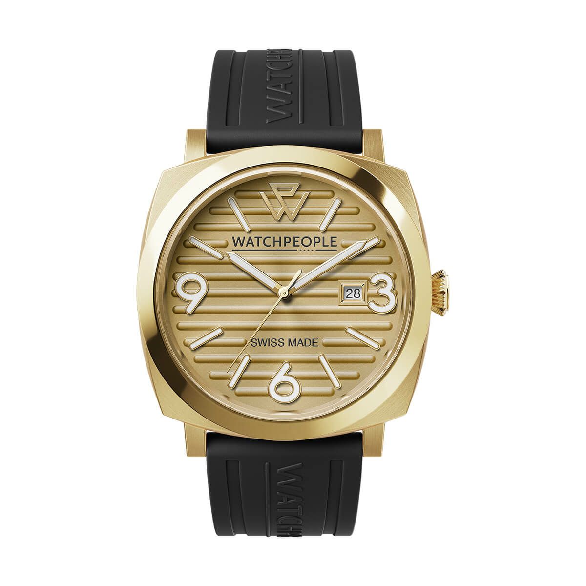 WATCHPEOPLE / ウォッチピープル WP2 - メタル - ゴールド - ブラック - 45mmの公式ECサイト掲載画像