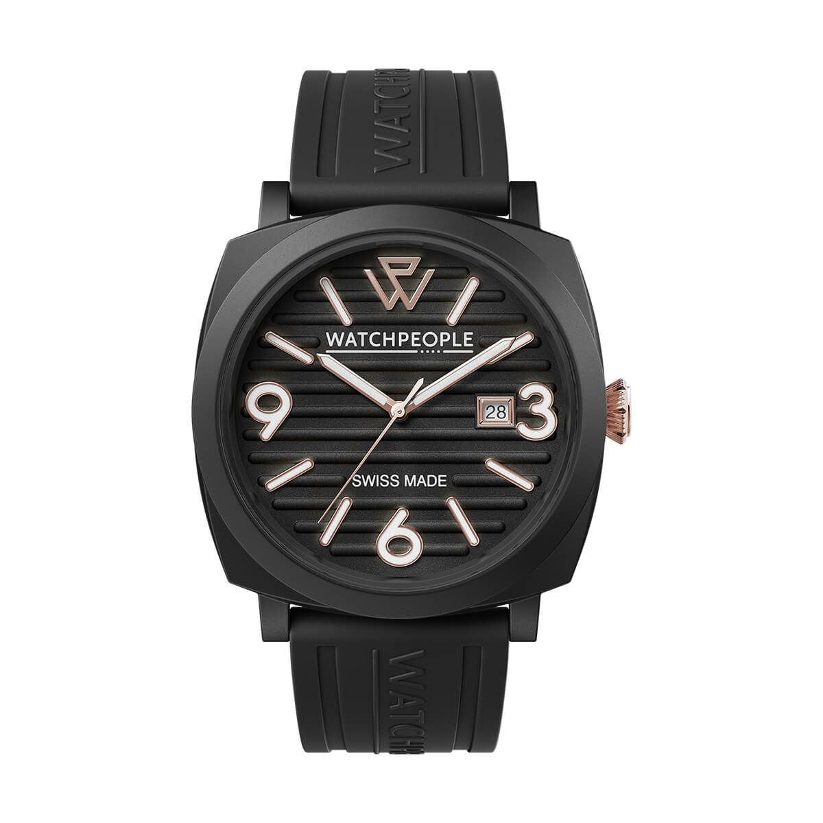 WATCHPEOPLE / ウォッチピープル WP2 - メタル - ブラック - ブラックローズゴールド - 45mmの公式ECサイト掲載画像