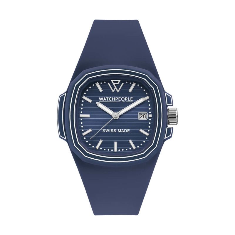 WATCHPEOPLE / ウォッチピープル WP4 - ミッドナイトブルー - ライン - LARGE 44mmの公式ECサイト掲載画像