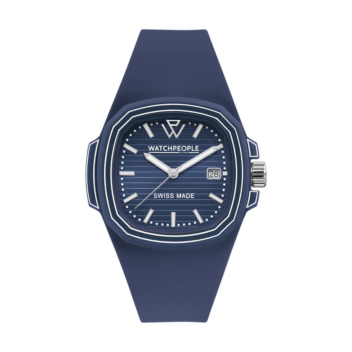 WATCHPEOPLE / ウォッチピープル WP4 - ミッドナイトブルー - ライン - LARGE 44mmの公式ECサイト掲載画像