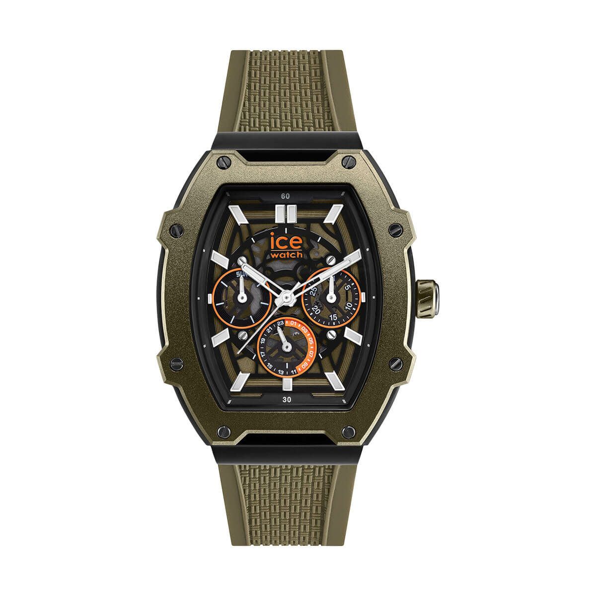 ICE-WATCH / アイスウォッチ ICE boliday - カーキブラックスケル - スチール - ミディアム - MTの公式ECサイト掲載画像