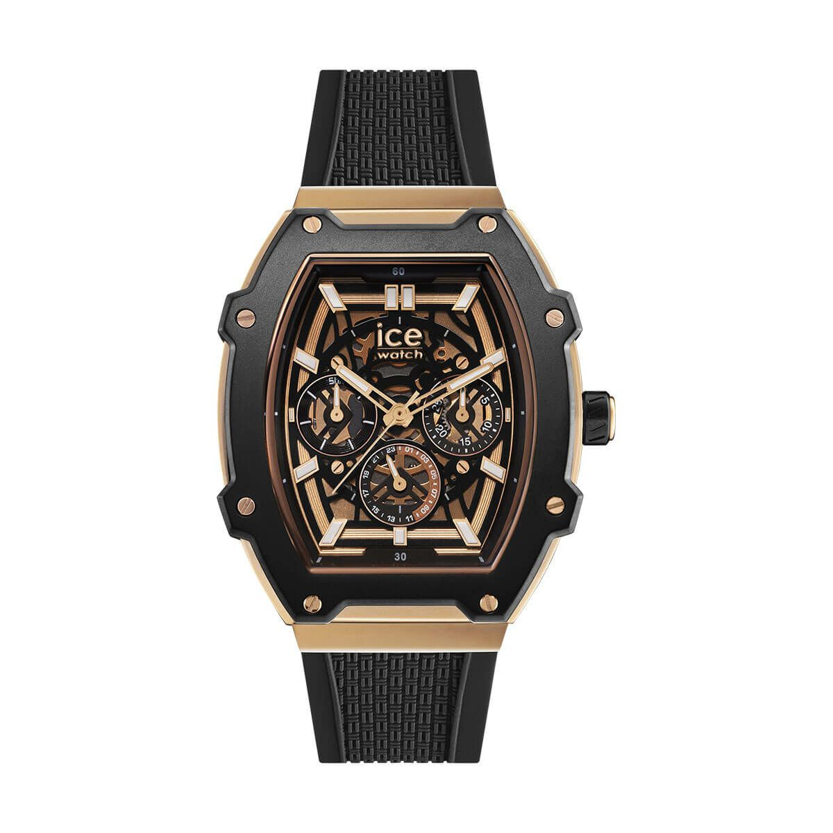 ICE-WATCH / アイスウォッチ ICE boliday - ブラックローズゴールドスケル - スチール - ミディアム - MTの公式ECサイト掲載画像