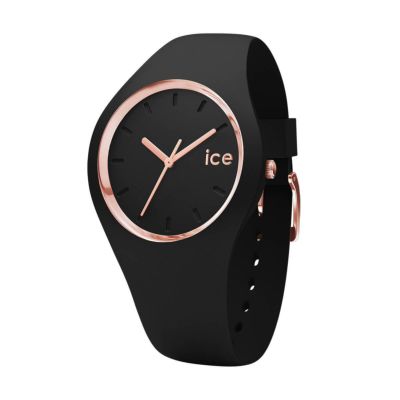 ICE-WATCH / アイスウォッチ ICE glam - ブラックローズゴールド - S37 - 3H