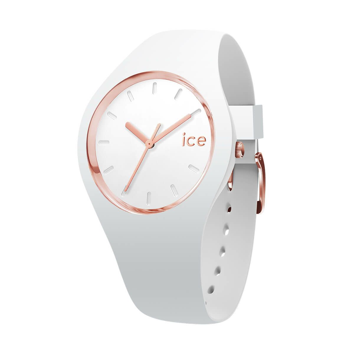 ICE-WATCH / アイスウォッチ ICE glam - ホワイトローズゴールド - S37 - 3Hの公式ECサイト掲載画像
