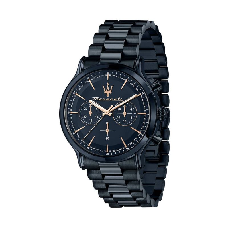 Maserati / マセラティ エポカ 42mm クロノグラフ ブルー ダイヤル ブルー ブレスレットの公式ECサイト掲載画像