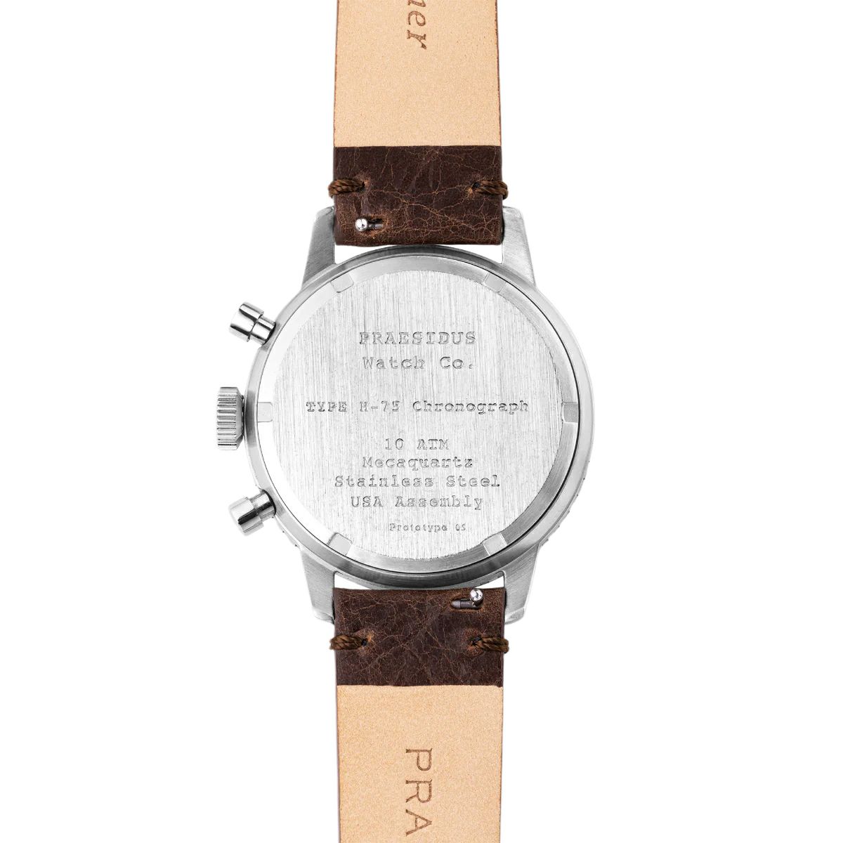 Praesidus / プレジダス Type H-75 Brown Leather メンズ腕時計 | H