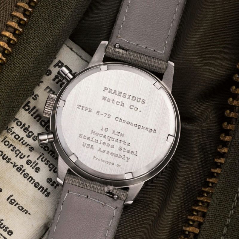 Praesidus / プレジダス Type H-75 Brown Leather メンズ腕時計 | H