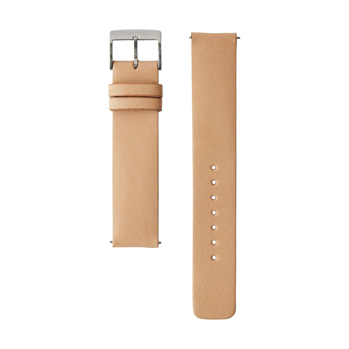 sazare / さざれ STRAP シルバー ミラー ヌメ革レザー for SK01［SK01専用替えベルト］の公式ECサイト掲載画像