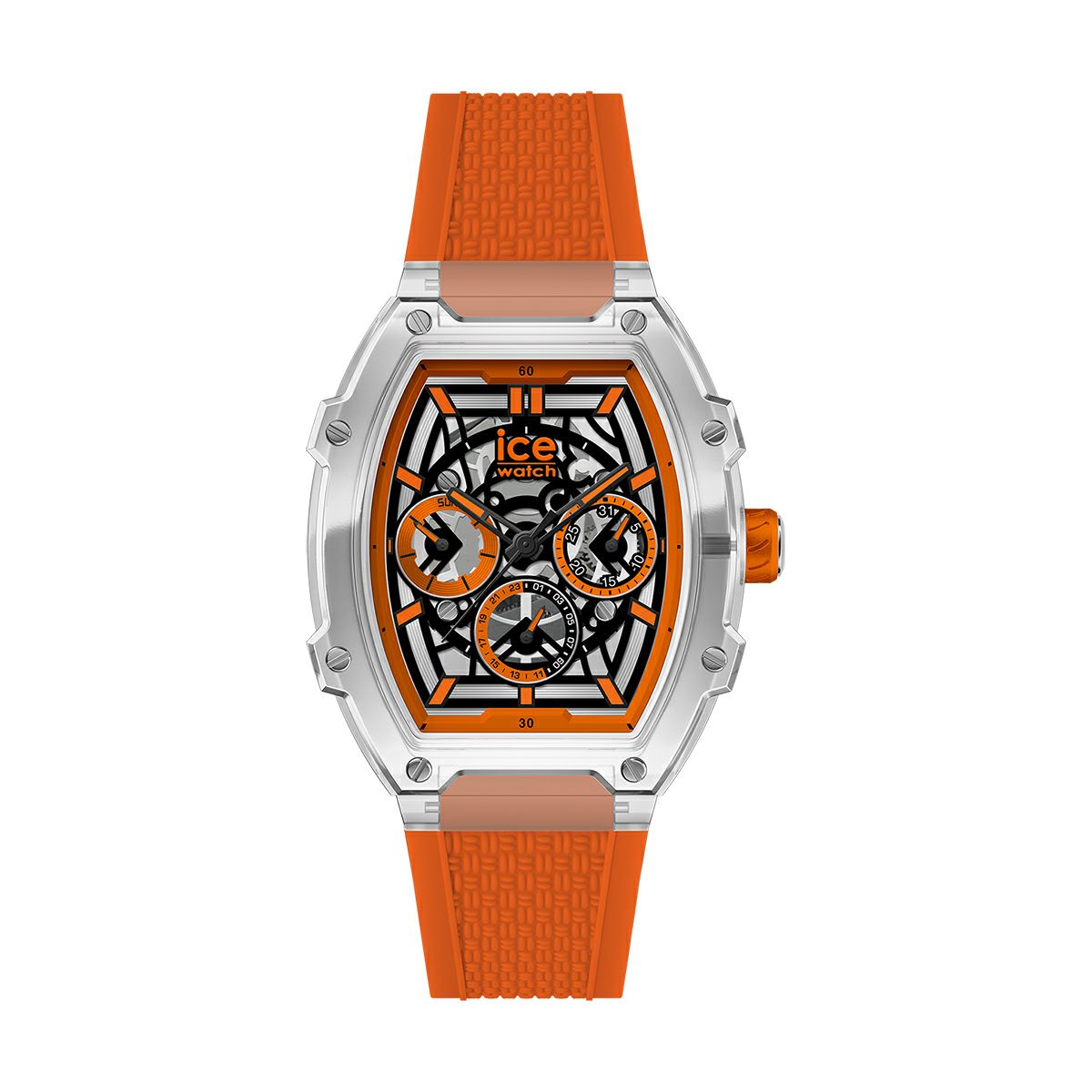 ICE-WATCH / アイスウォッチ ICE boliday - クリアオレンジスケル - プラスチック - ミディアム - MTの公式ECサイト掲載画像