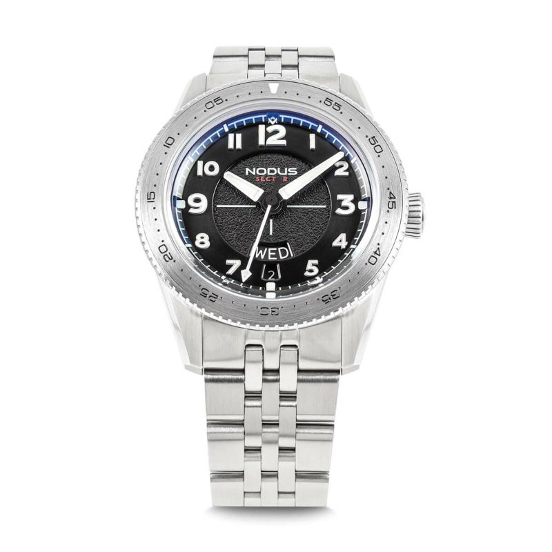 NODUS Watches / ノダス ウォッチ SECTOR 2 PILOT - BLACK BIRD STEEL BEZELの公式ECサイト掲載画像