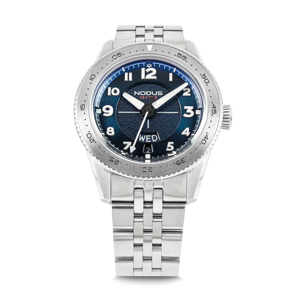 NODUS Watches / ノダス ウォッチ SECTOR 2 PILOT - PHANTOM STEEL BEZELの公式ECサイト掲載画像