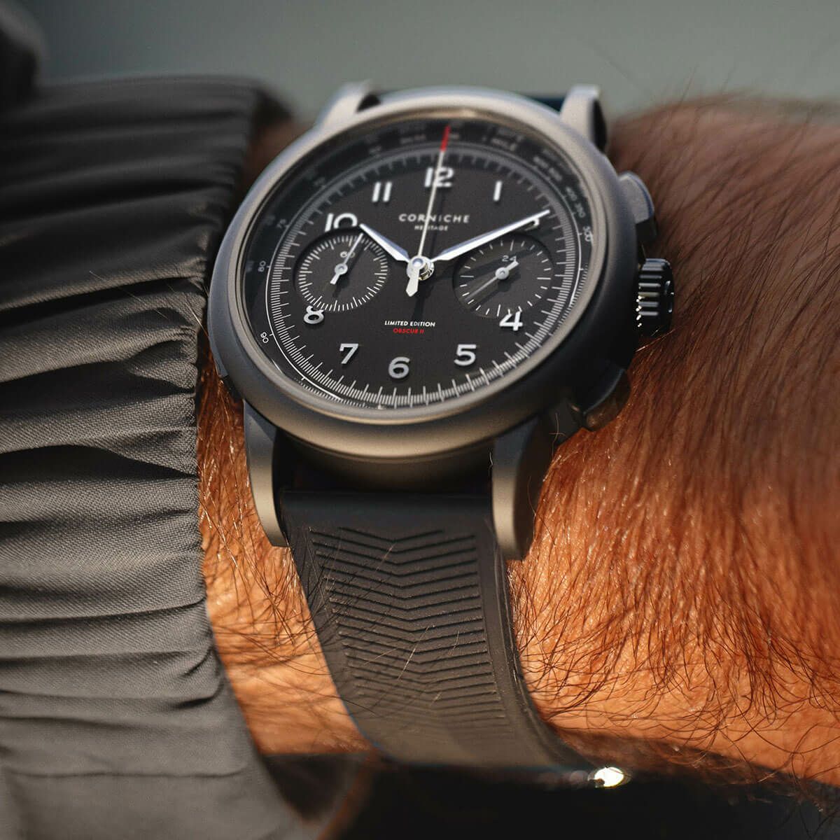 May★コーニッシュ　腕時計グレー文字盤　36mm 世界限定349本】CORNICHE / コーニッシュ オブスキュアⅡ グレー