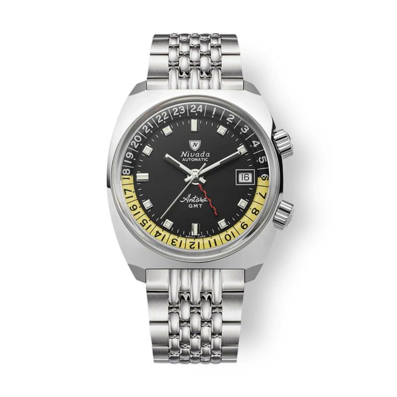 Nivada Grenchen / ニバダ グレンヒェン アンタークティック GMT ブラック ライス ブレスレットの公式ECサイト掲載画像