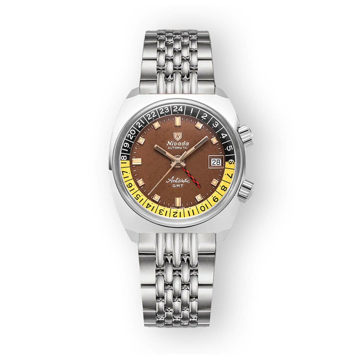 Nivada Grenchen / ニバダ グレンヒェン アンタークティック GMT ライス ブレスレットの公式ECサイト掲載画像