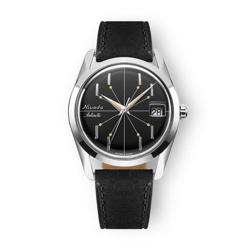 Nivada Grenchen / ニバダ グレンヒェン アンタークティック スパイダー ブラック 35mm ブラック レザー ベルトの公式ECサイト掲載画像