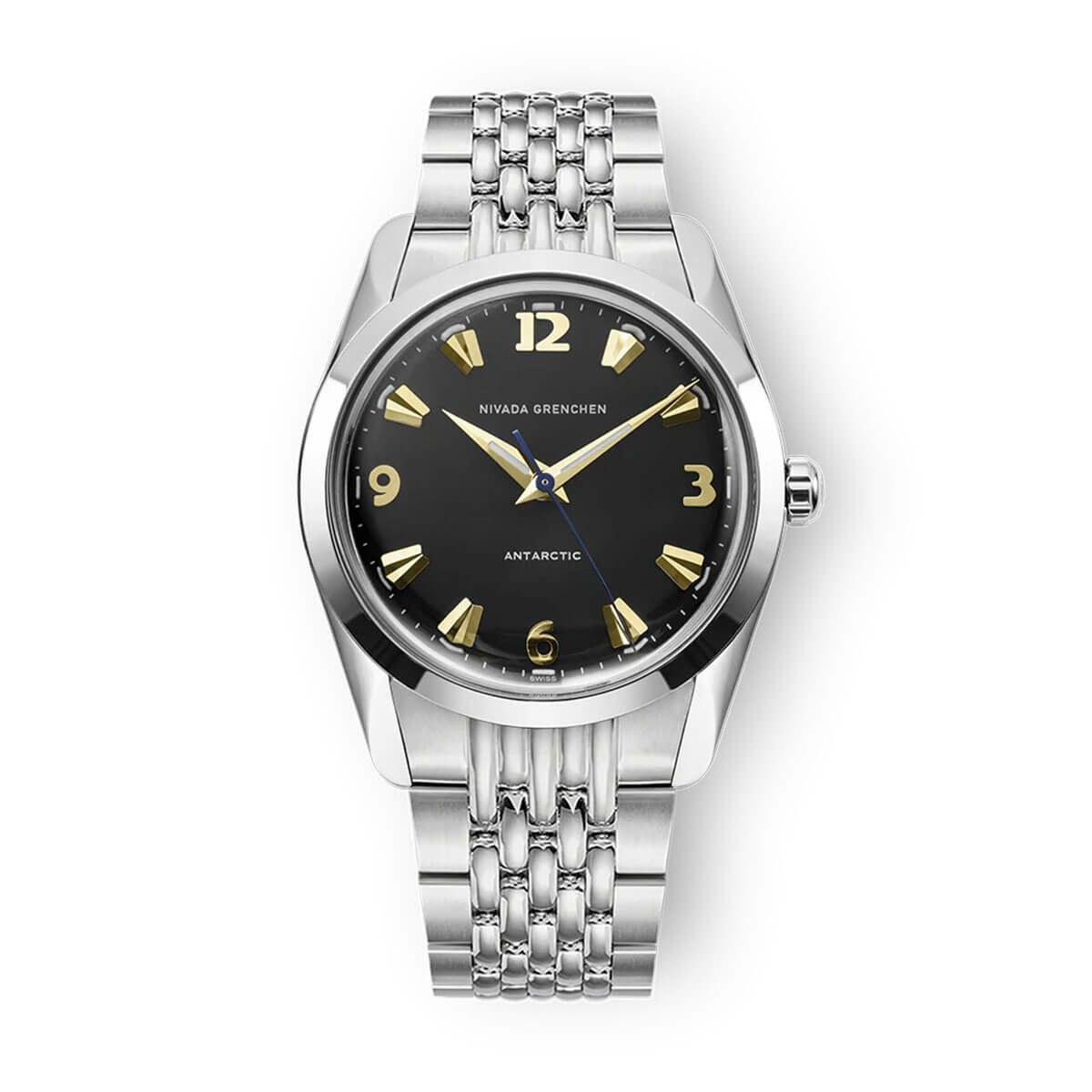 Nivada Grenchen / ニバダ グレンヒェン アンタークティック 35mm ブラック ＆ゴールド ホワイト ライス ブレスレットの公式ECサイト掲載画像