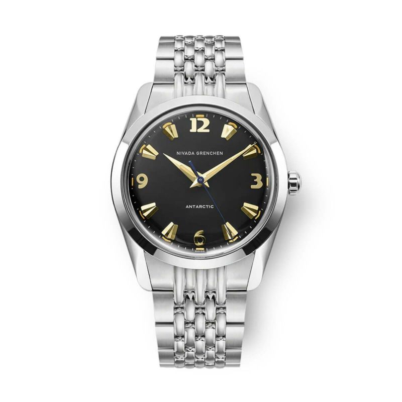 Nivada Grenchen / ニバダ グレンヒェン アンタークティック 35mm ブラック ＆ ゴールド ベージュ ライス ブレスレットの公式ECサイト掲載画像