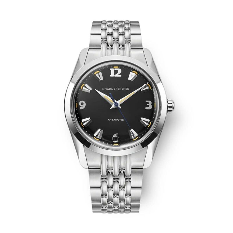 Nivada Grenchen / ニバダ グレンヒェン アンタークティック 35mm ブラック ベージュ ルミノバ ライス ブレスレットの公式ECサイト掲載画像