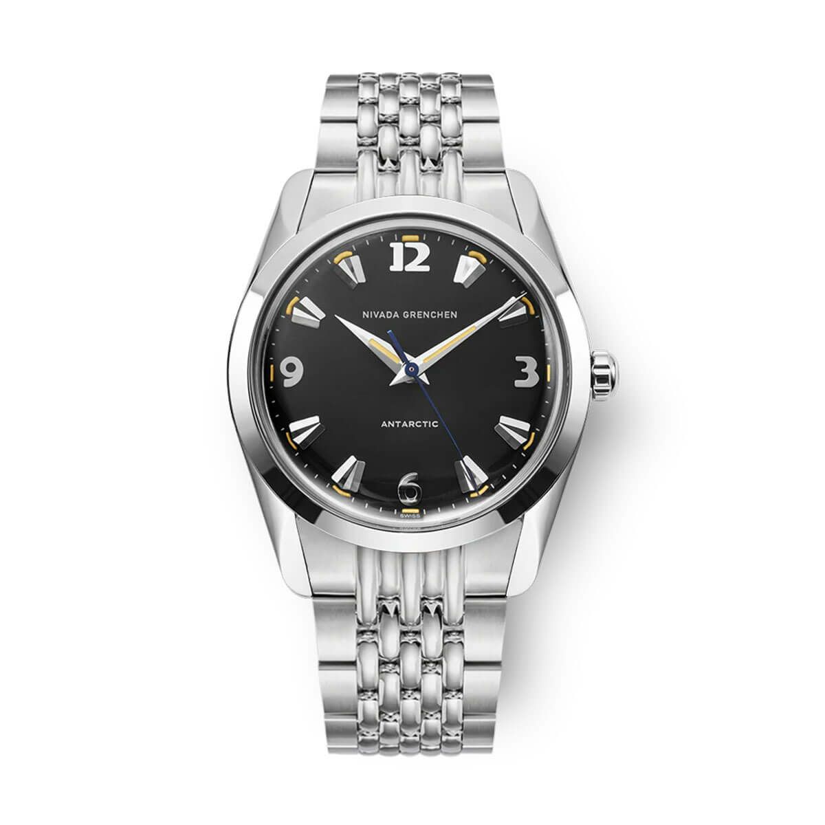 Nivada Grenchen / ニバダ グレンヒェン アンタークティック 35mm ブラック ベージュ ルミノバ ライス ブレスレットの公式ECサイト掲載画像