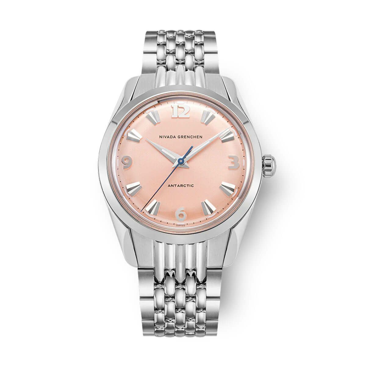 Nivada Grenchen / ニバダ グレンヒェン アンタークティック 35mm サーモン ライス ブレスレットの公式ECサイト掲載画像