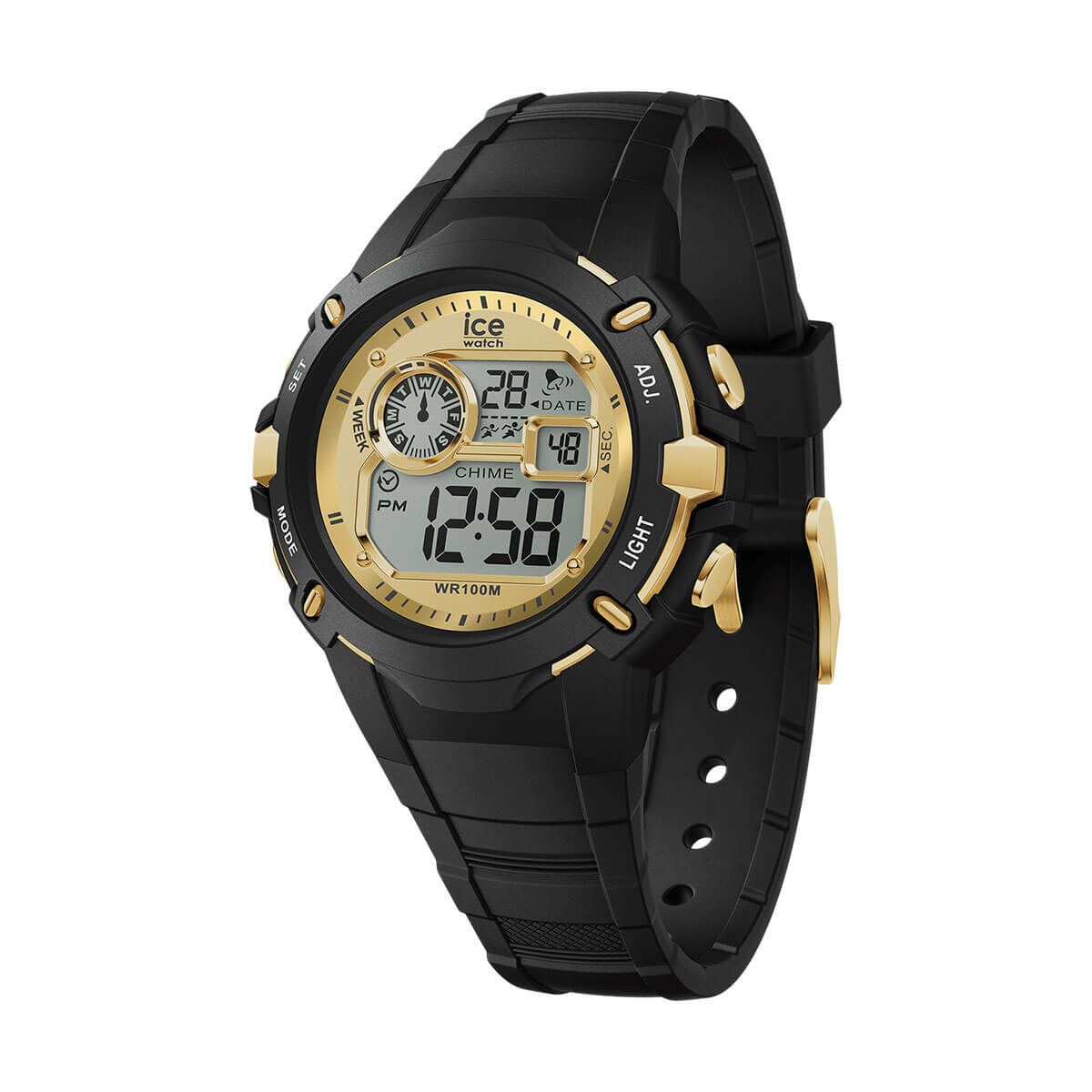 ICE-WATCH / アイスウォッチ ICE digit explorer - ブラックゴールド - Smallの公式ECサイト掲載画像