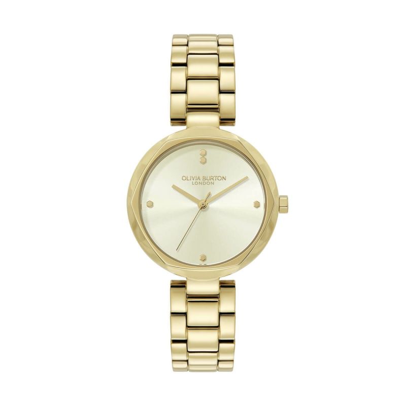 OLIVIA BURTON / オリビア・バートン クラシック - 32mm ディメンション アイボリー サンレイ ゴールド ブレスレットの公式ECサイト掲載画像